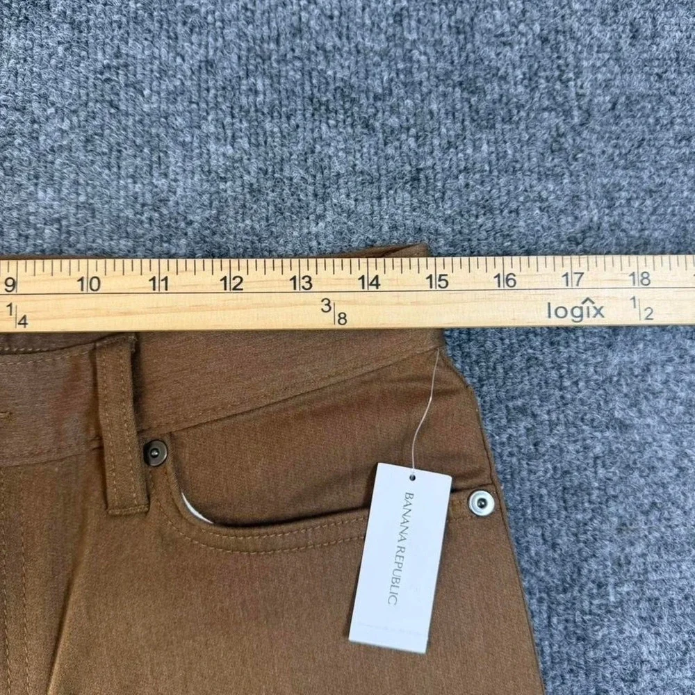 NWT Banana Republic Brown 5 Pocket Traveler Slim Fit Pants‎ Size 28x28